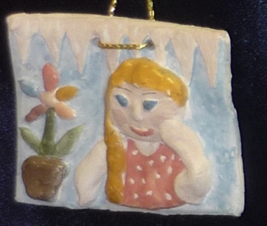 Детские поделки. Снегурочка