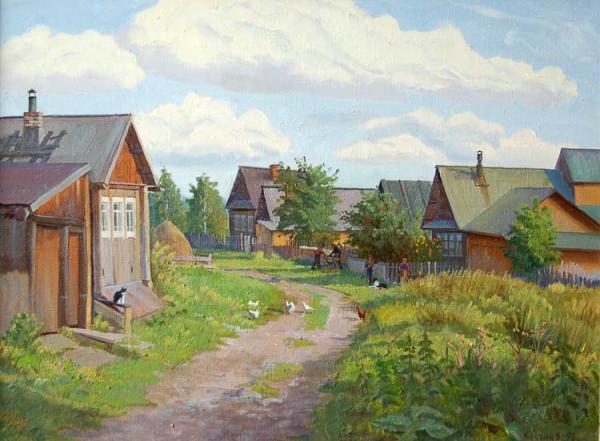 В деревне