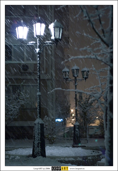 А в городе снег...