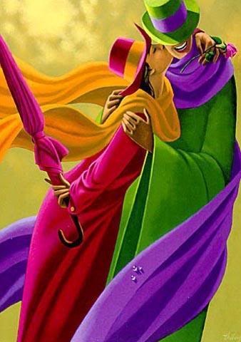 Весенний пейзаж, пробы кисти