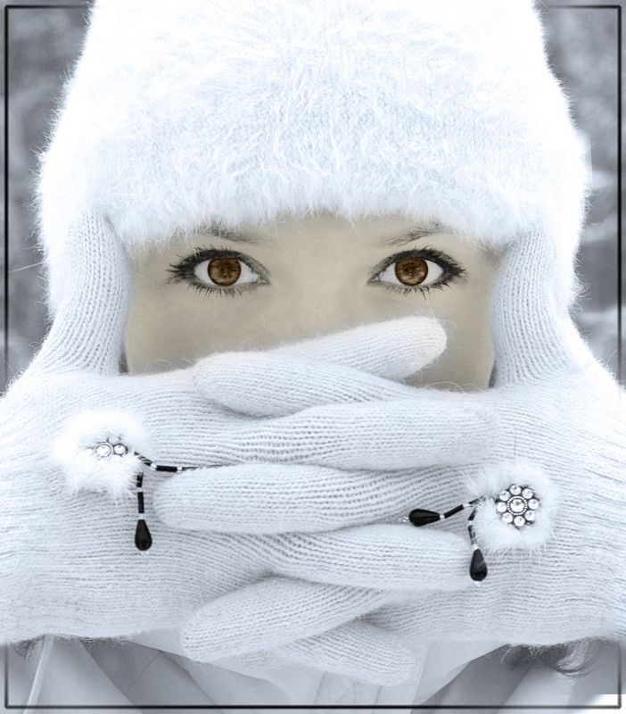Фото Женщины Зимой На Аватарку