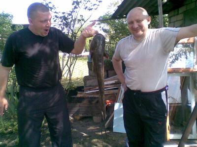 На рыбалке