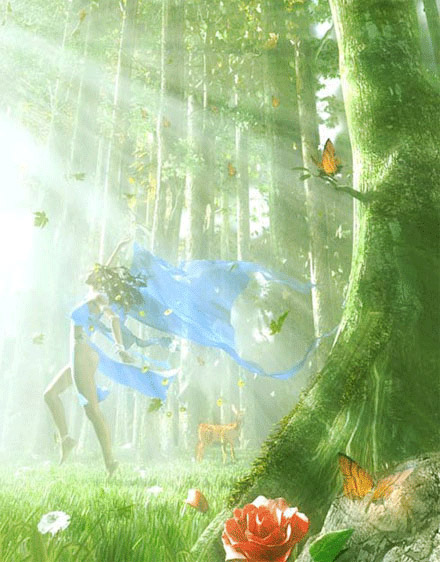 Волшебным, дивным светом озаряется