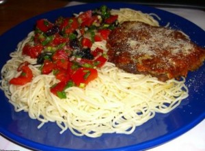 а шницель с промезаном был