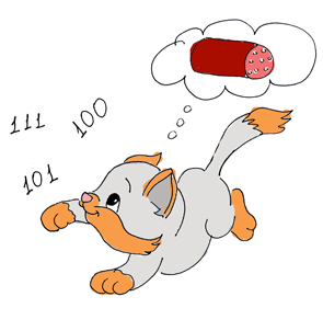 Кот и Двоичный код