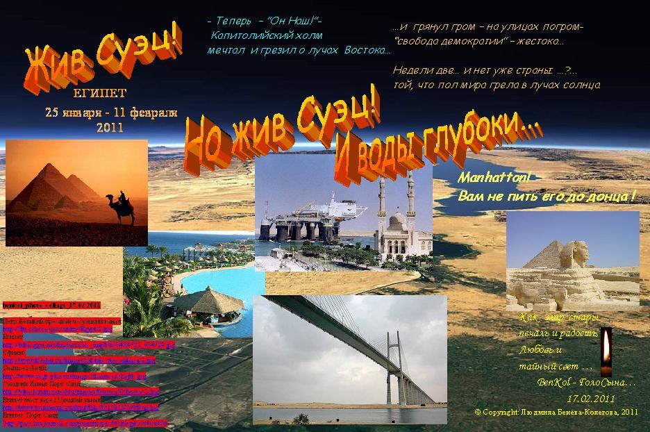 Жив Суэц! 25. 01-11. 02. 2011
