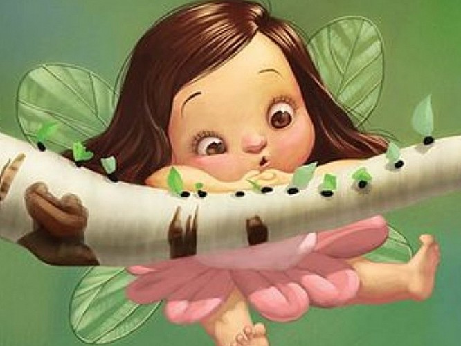 Непоседа - девочка-весна