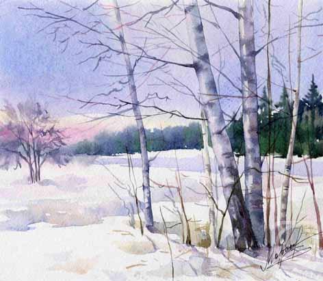 Берёза в марте