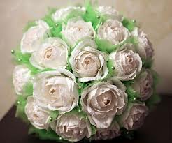 Букет белых роз