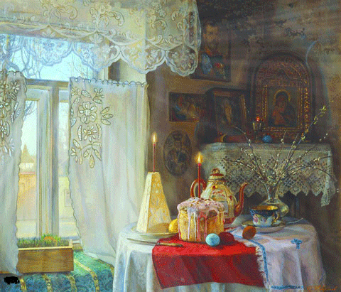 Мерцают свечи в свете дня...