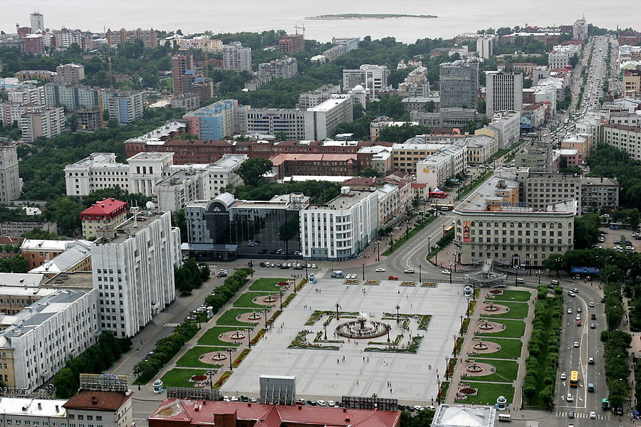 Центральные площади городов