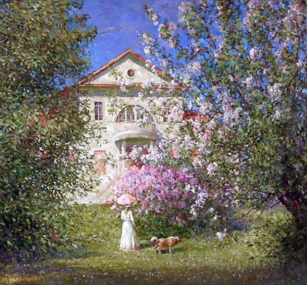 Был ласковый вечер, сирень расцветала