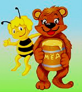 Медведя пчела мед. Медведь и пчелки. Медведь мед пчелы. Мишка с пчелкой. Медведь с медом.