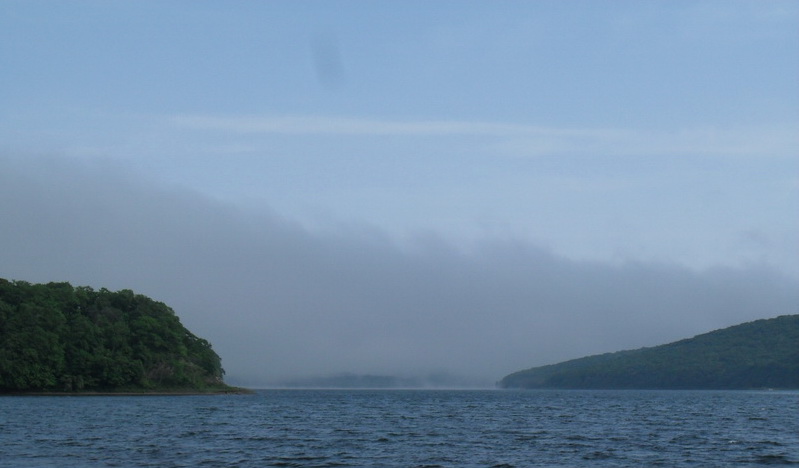 Сплошной белесой пеленой