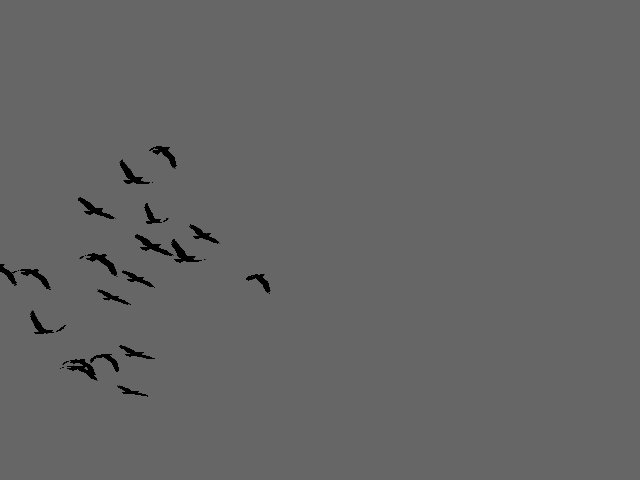 Улетают журавли на юг...