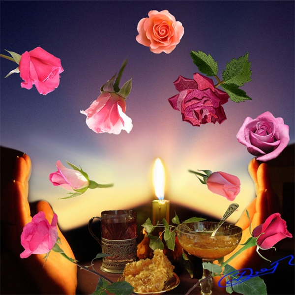 Белый зелёный жёлтый цветочный чёрный