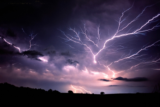 Июль. Вечерняя гроза