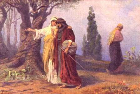 Руфь остаётся с Ноеминь