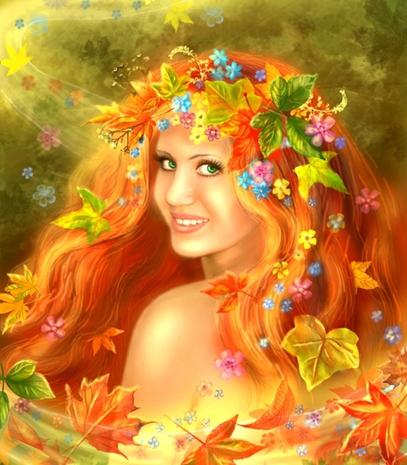 Рыжая девчонка...