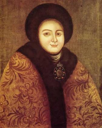 Звёздная пара - царь Пётр 1 и Евдокия Лопухина...