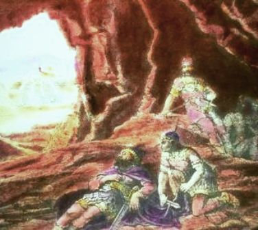 Давид оставляет Саула в живых