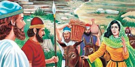 Давид берёт Авигею в жёны