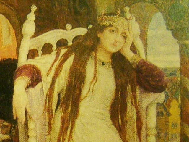 Царевна несмеяна васнецов описание картины