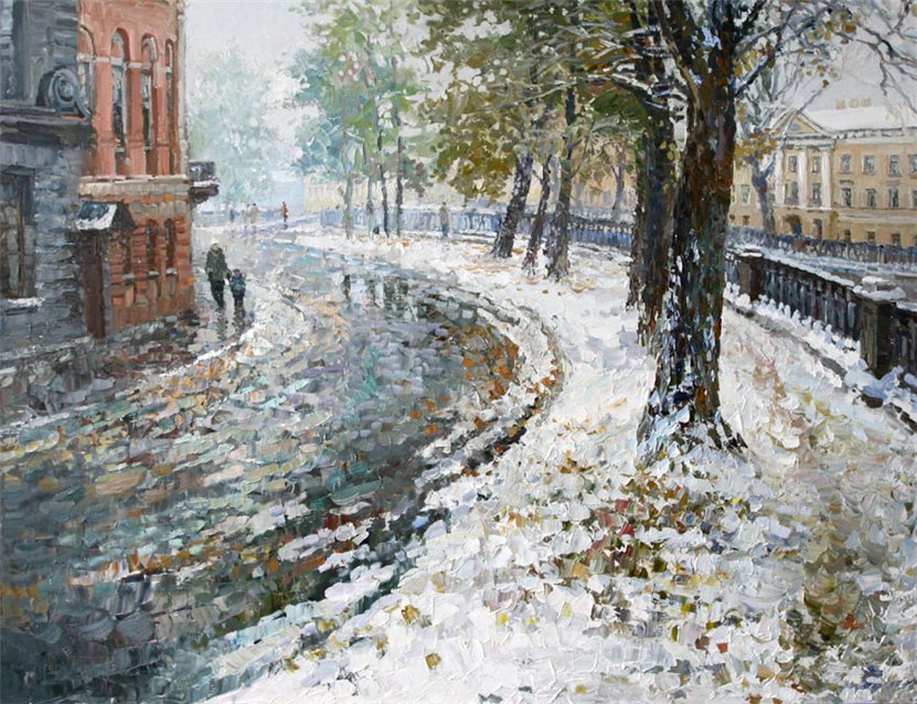 Снег - портняжка