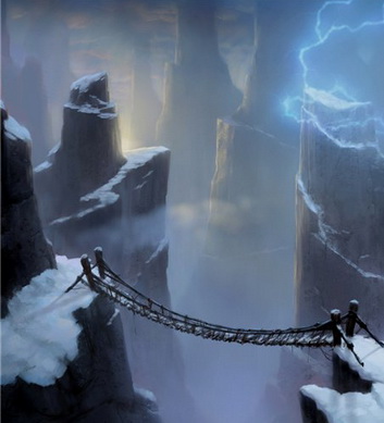 над пропастью