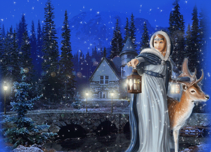 Сияет зимушка...