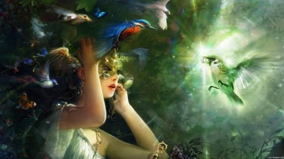 Птица счастья...