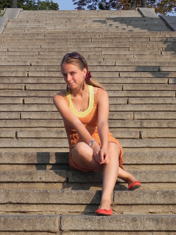 Отражается небо в глазах...