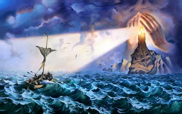 Вот вставит ночь свои ветрила...