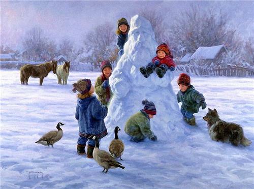 Зима рассыпалась мукой