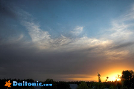 Опустошились тучи-облака