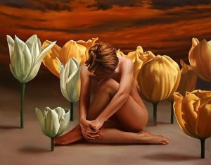 Я видел, как красавица с рассветом...