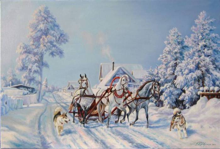 Очарованье зимней сказки