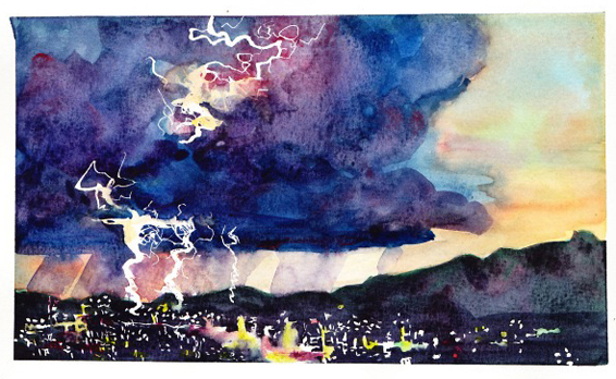 За рибинами блискавиць