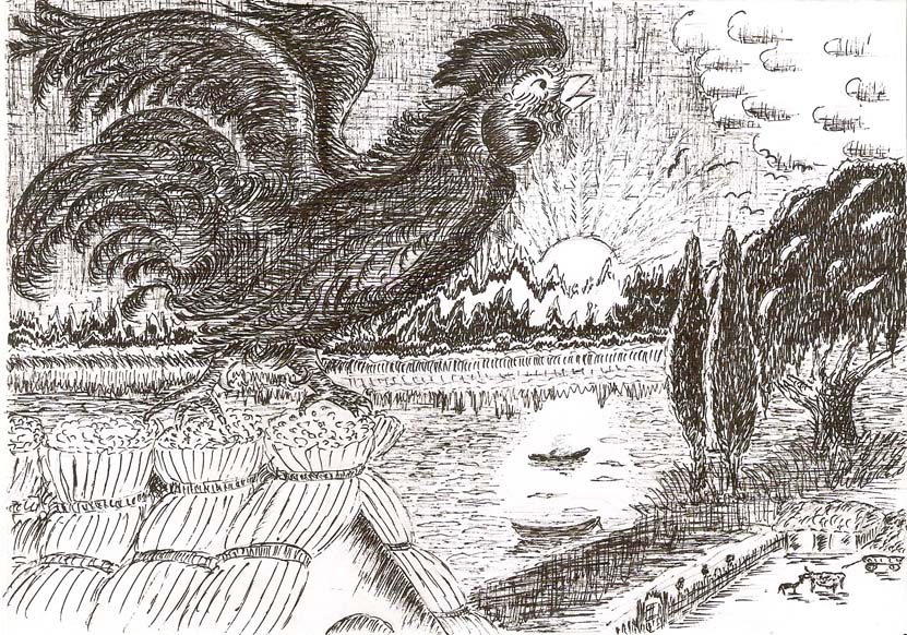 Родился я сегодня! рисунок автора