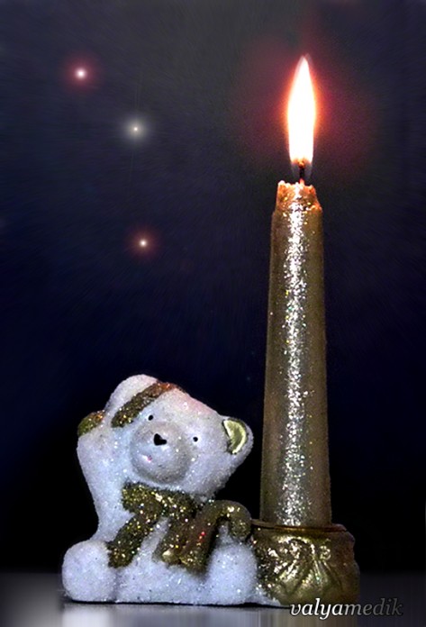 Свеча горела