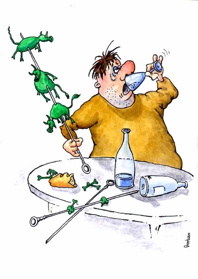 Белая горячка картинки смешные