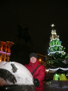 Снегопад на Тверском бульваре