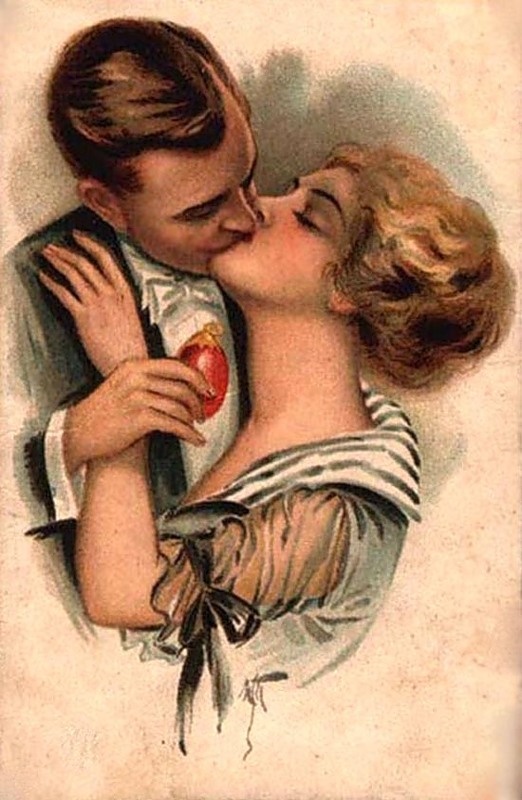 Старинные романтические открытки. Ретро винтаж классика про любовь. Влюбленные винтаж. Картины альберто варгас пин ап. Старинные открытки о любви.