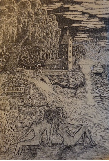 Любовь на мельнице! рис. авт