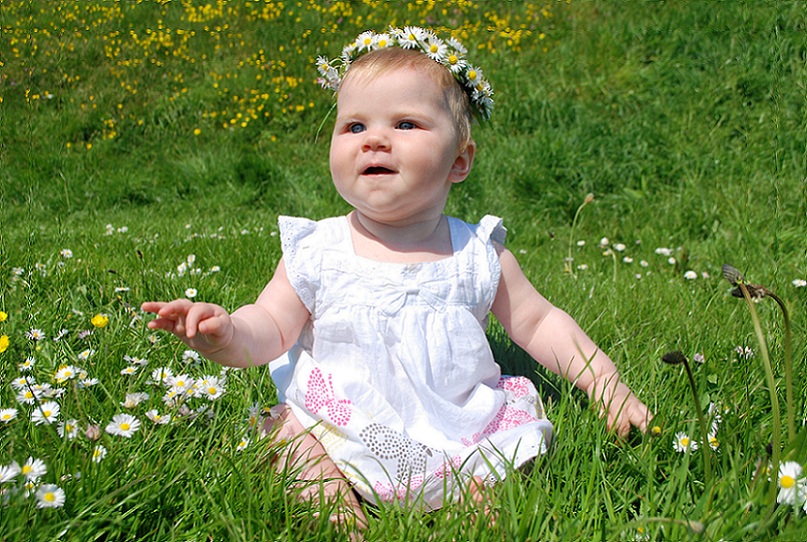 Лето в ромашковом платьице