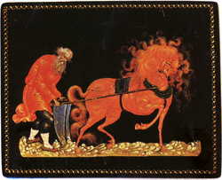 Землю попашет, попишет стихи