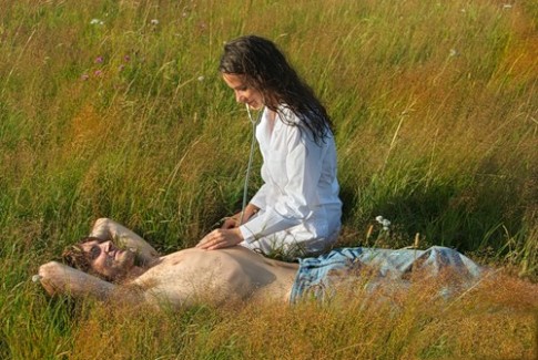 Ночь на траве