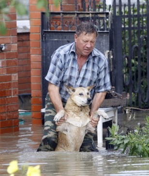 К наводнению на Кавказе...