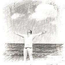 The man and the ocean