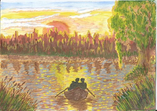 На золотой реке! рис. авт